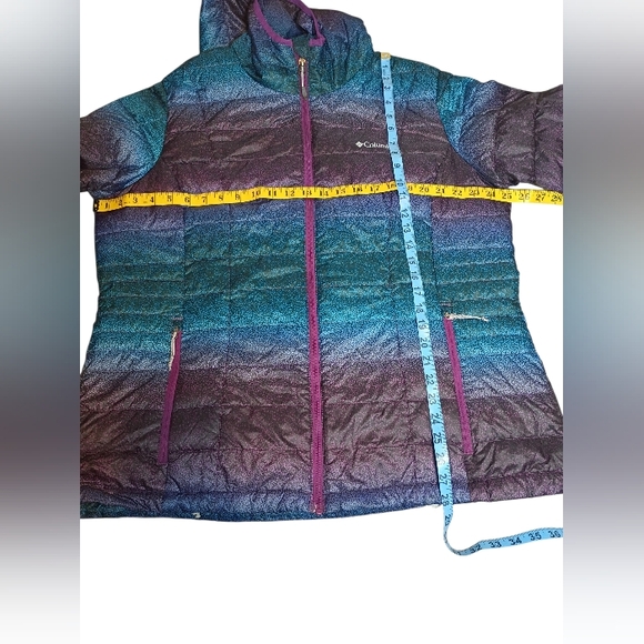 Columbia Women's Voodoo Falls 590 Turbodown Hooded Jacket Blue Plum Sz 2XL - Picture 10 of 15
